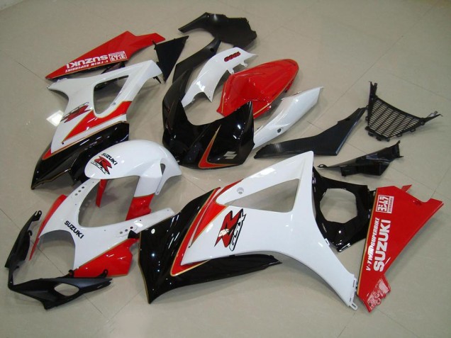 Buy 2007-2008 White Red Black Suzuki GSXR 1000 K7 Replacement Motorcycle Fairings Buy 2007-2008 White Red Black Suzuki GSXR 1000 K7 Replacement Motorcycle Fairings