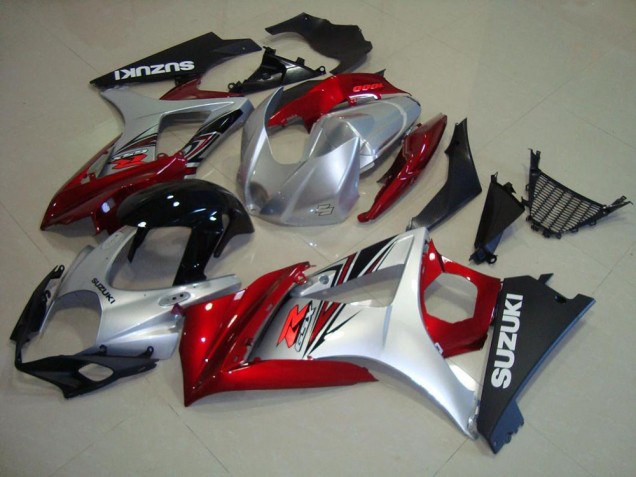 Buy 2007-2008 Red Black Silver Suzuki GSXR 1000 K7 Motorcycle Replacement Fairings Buy 2007-2008 Red Black Silver Suzuki GSXR 1000 K7 Motorcycle Replacement Fairings