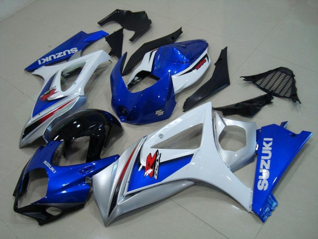 Buy 2007-2008 White Blue Suzuki GSXR 1000 K7 Motor Fairings Buy 2007-2008 White Blue Suzuki GSXR 1000 K7 Motor Fairings