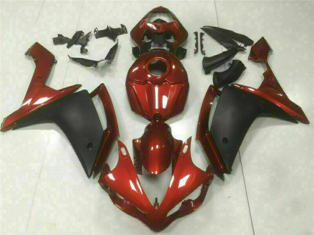 Buy 2007-2008 Red Black Yamaha YZF R1 Bike Fairing Kit