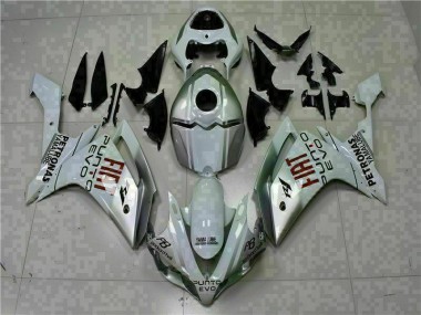 Buy 2007-2008 White Yamaha YZF R1 Motorcycle Fairings Kits
