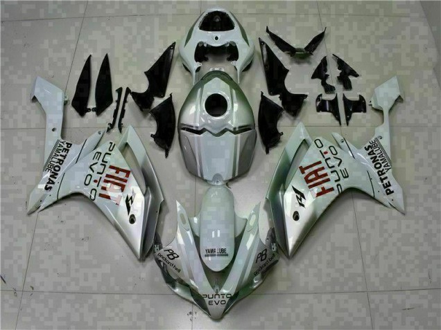 Buy 2007-2008 White Yamaha YZF R1 Motorcycle Fairings Kits