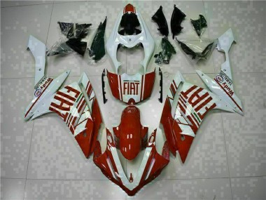 Buy 2007-2008 Red White Yamaha YZF R1 Motorcycle Fairings