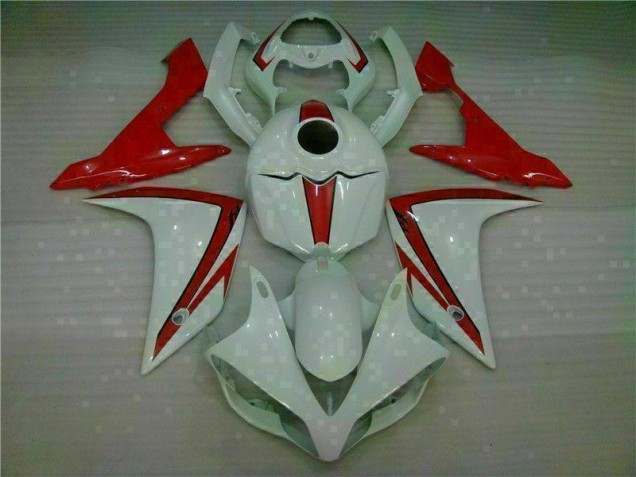 Buy 2007-2008 White Red Yamaha YZF R1 Motorbike Fairing