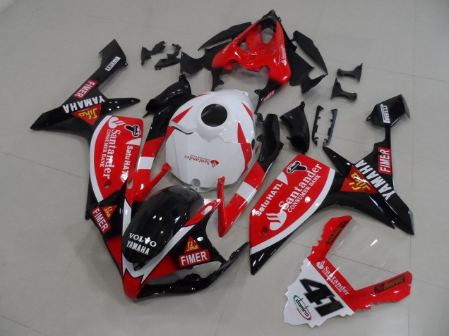 Buy 2007-2008 Red Black Stickers Yamaha YZF R1 Motorcycle Bodywork