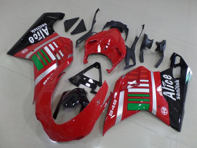 Buy 2007-2014 Alice with Green Ducati 848 1098 1198 Motorcycle Bodywork Buy 2007-2014 Alice with Green Ducati 848 1098 1198 Motorcycle Bodywork