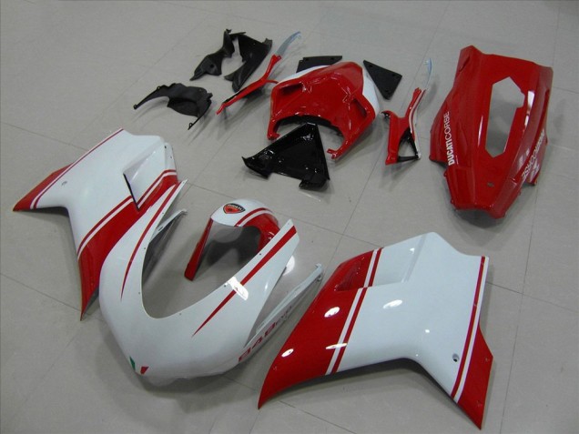 Buy 2007-2014 White and Red Racing Version Ducati 848 1098 1198 Motorbike Fairing Buy 2007-2014 White and Red Racing Version Ducati 848 1098 1198 Motorbike Fairing