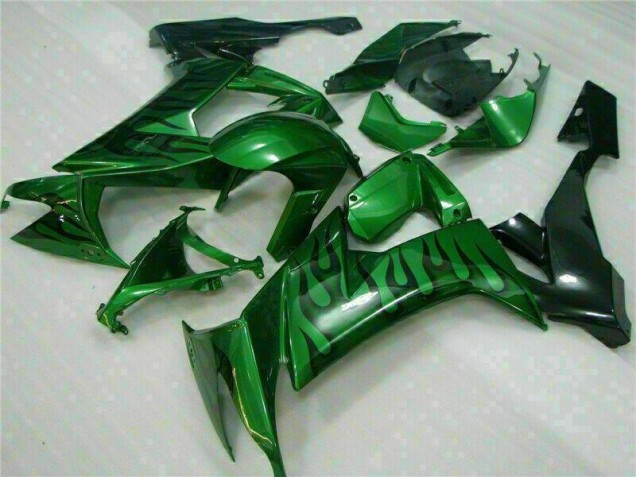 Buy 2008-2010 Green Flame Kawasaki ZX10R Bike Fairings Buy 2008-2010 Green Flame Kawasaki ZX10R Bike Fairings