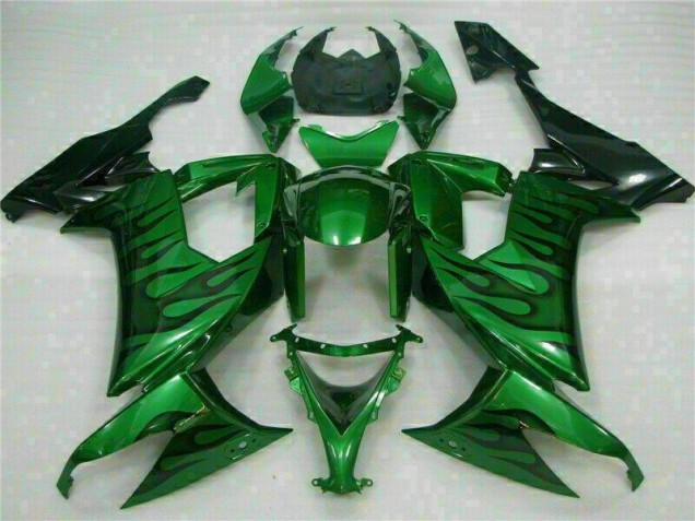 Buy 2008-2010 Green Flame Kawasaki ZX10R Bike Fairings Buy 2008-2010 Green Flame Kawasaki ZX10R Bike Fairings