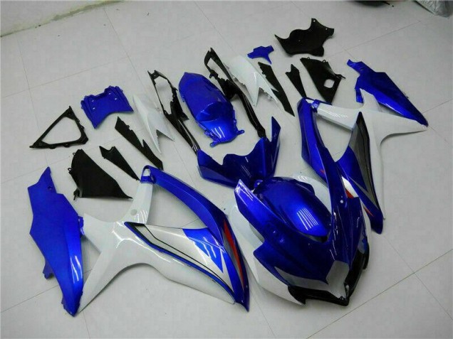 Buy 2008-2010 Blue White Suzuki GSXR 600/750 Motorcycle Fairing Kit