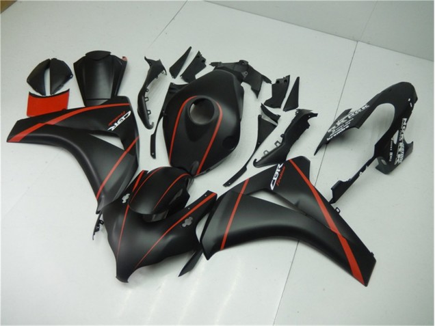 Buy 2008-2011 Matte Black Red Honda CBR1000RR Motorcycle Fairing