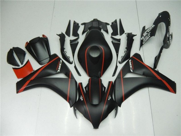 Buy 2008-2011 Matte Black Red Honda CBR1000RR Motorcycle Fairing