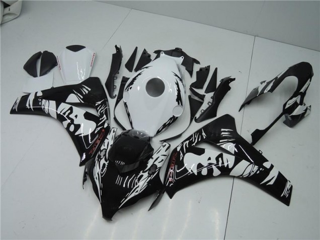 Buy 2008-2011 Black White Honda CBR1000RR Motorbike Fairing