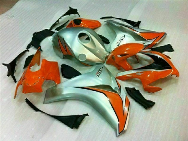 Buy 2008-2011 Silver Orange Honda CBR1000RR Bike Fairings