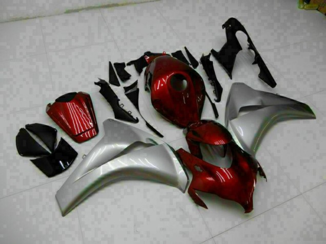 Buy 2008-2011 Red Silver Honda CBR1000RR Replacement Motorcycle Fairings Buy 2008-2011 Red Silver Honda CBR1000RR Replacement Motorcycle Fairings