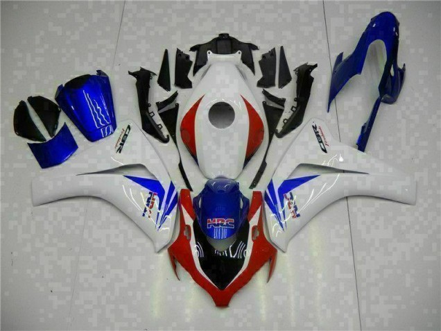 Buy 2008-2011 White Blue Honda CBR1000RR Motorcycle Fairing Kits