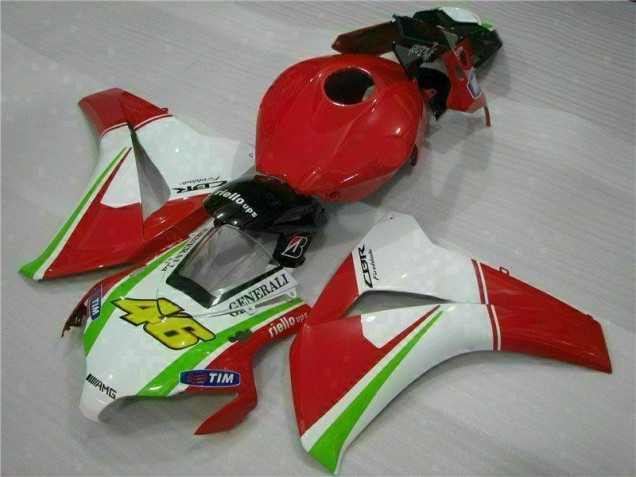 Buy 2008-2011 Red White Honda CBR1000RR Bike Fairings