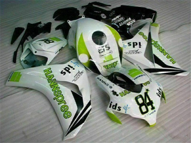 Buy 2008-2011 White Green Hannspree 84 Honda CBR1000RR Motorcycle Bodywork Buy 2008-2011 White Green Hannspree 84 Honda CBR1000RR Motorcycle Bodywork