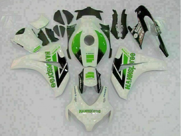 Buy 2008-2011 Green White Honda CBR1000RR Motorcycle Fairings Kit