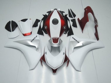 Buy 2008-2011 Candy Red White and Silver Honda CBR1000RR Motorcycle Fairing Kits