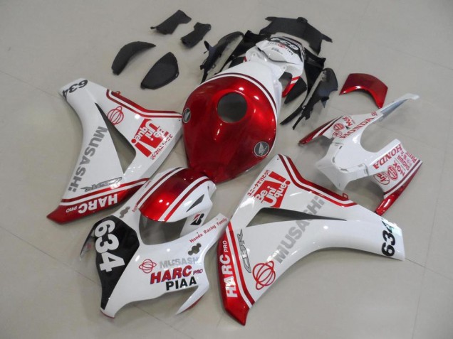 Buy 2008-2011 White Red HARC Pro PIAA 634 Honda CBR1000RR Motor Fairings Buy 2008-2011 White Red HARC Pro PIAA 634 Honda CBR1000RR Motor Fairings