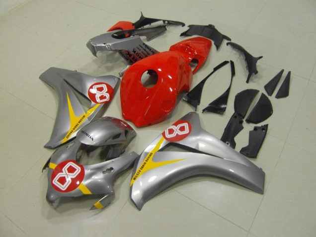 Buy 2008-2011 Silver Red 8 Honda CBR1000RR Motorbike Fairings Buy 2008-2011 Silver Red 8 Honda CBR1000RR Motorbike Fairings