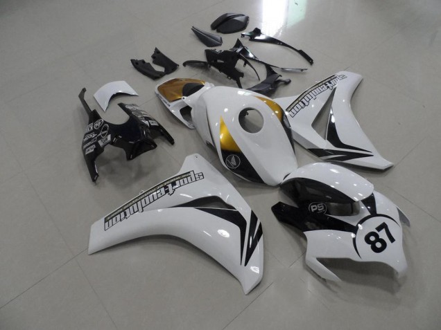 Buy 2008-2011 Black and White and Gold Honda CBR1000RR Bike Fairings Buy 2008-2011 Black and White and Gold Honda CBR1000RR Bike Fairings