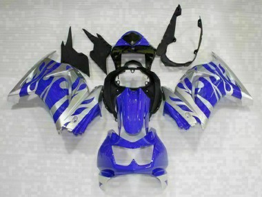 Buy 2008-2012 Black Blue Kawasaki EX250 Replacement Fairings