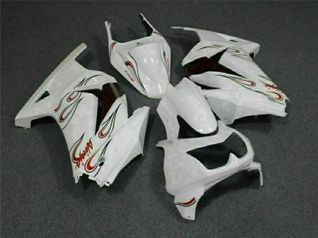 Buy 2008-2012 White Red Kawasaki EX250 Motorcylce Fairings Buy 2008-2012 White Red Kawasaki EX250 Motorcylce Fairings