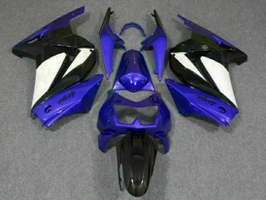 Buy 2008-2012 Blue White Black Ninja Kawasaki EX250 Motorbike Fairing