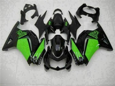 Buy 2008-2012 Black Green Ninja Kawasaki EX250 Motorcycle Bodywork