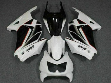Buy 2008-2012 White Black Ninja Kawasaki EX250 Replacement Fairings
