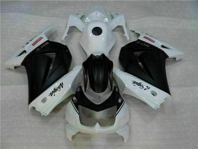 Buy 2008-2012 White Black Ninja Kawasaki EX250 Motorbike Fairings