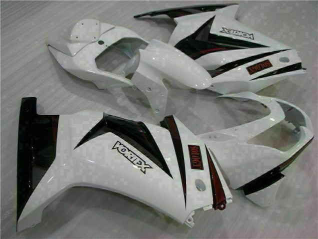 Buy 2008-2012 White Black Kawasaki EX250 Motorcycle Bodywork