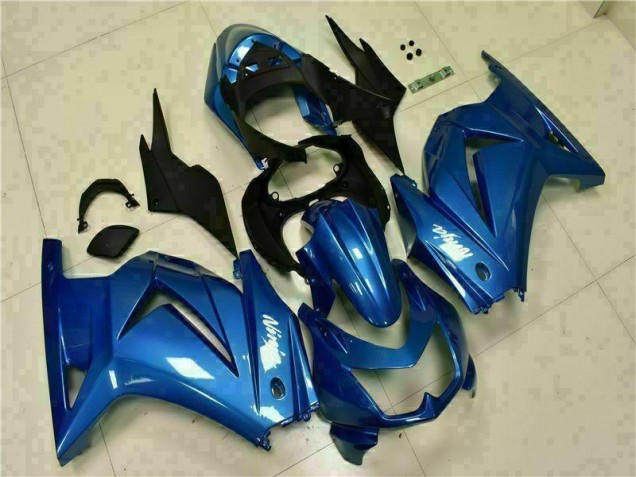 Buy 2008-2012 Blue Black White Ninja Kawasaki EX250 Moto Fairings Buy 2008-2012 Blue Black White Ninja Kawasaki EX250 Moto Fairings