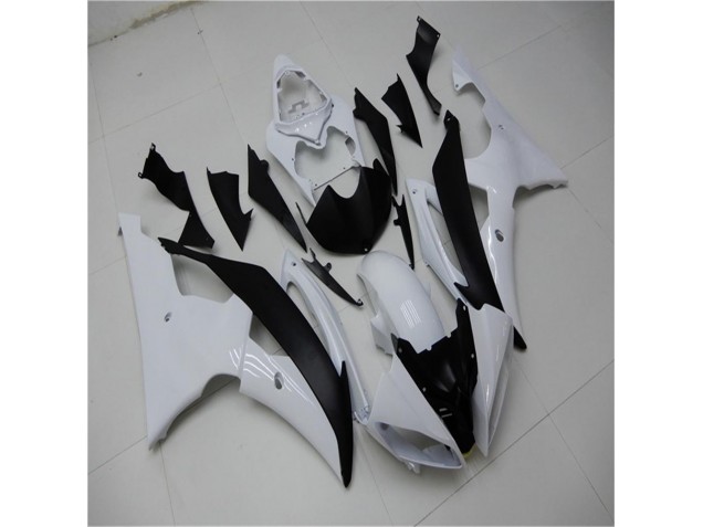 Buy 2008-2016 White Black Yamaha YZF R6 Bike Fairings & Bodywork