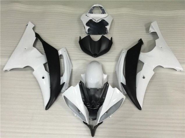 Buy 2008-2016 White Black Yamaha YZF R6 Bike Fairings & Bodywork