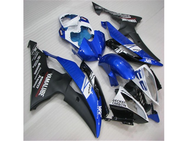 Buy 2008-2016 White Blue Black Yamaha YZF R6 Motorbike Fairing