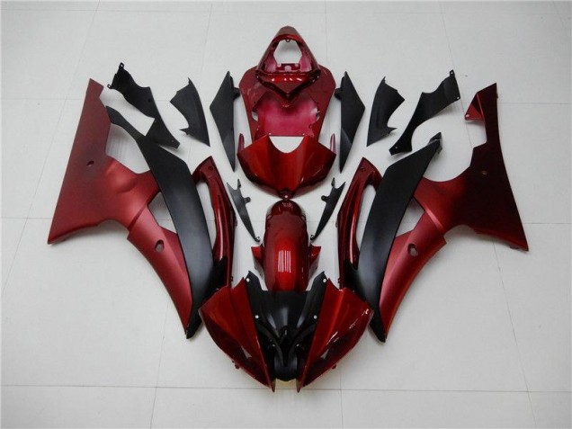 Buy 2008-2016 Red Black Yamaha YZF R6 Bike Fairing Kit
