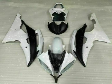 Buy 2008-2016 White Black Yamaha YZF R6 Motorcycle Fairings Kit