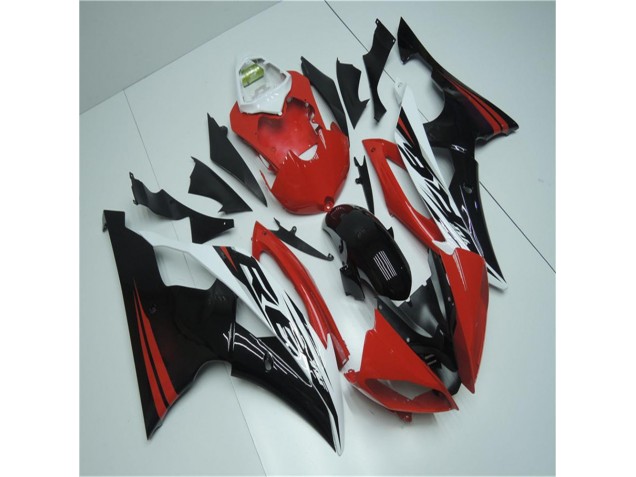 Buy 2008-2016 Red White Yamaha YZF R6 Motorcyle Fairings