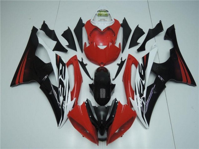 Buy 2008-2016 Red White Yamaha YZF R6 Motorcyle Fairings