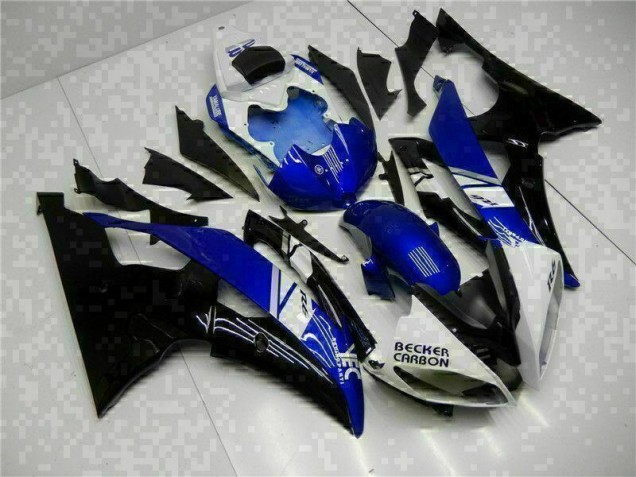 Buy 2008-2016 Blue Black Yamaha YZF R6 Motorcycle Fairing Kit