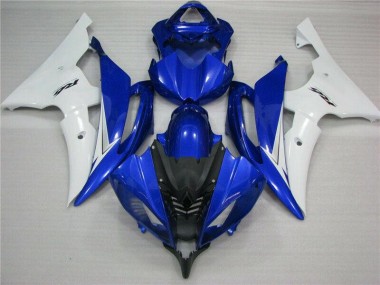 Buy 2008-2016 Blue White Black Yamaha YZF R6 Bike Fairings