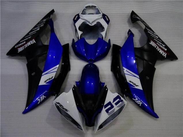 Buy 2008-2016 Blue White Black YEC 23 Yamaha YZF R6 Motorbike Fairing