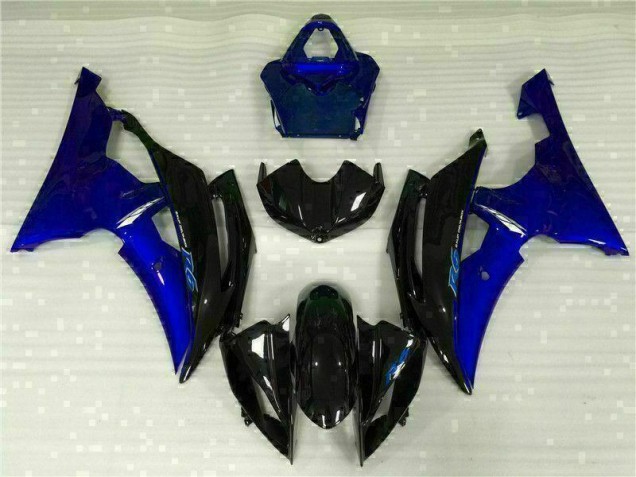 Buy 2008-2016 Blue Black Yamaha YZF R6 Motorcyle Fairings