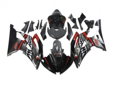 Buy 2008-2016 Grey Red Shark Yamaha YZF R6 Motorbike Fairing