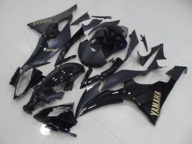 Buy 2008-2016 Black with Gold Sticker Yamaha YZF R6 Replacement Motorcycle Fairings