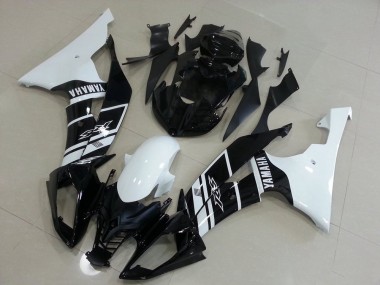 Buy 2008-2016 White and Black Yamaha YZF R6 Motorcycle Fairings