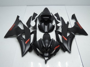Buy 2008-2016 Matte Black Red Decals Yamaha YZF R6 Motorbike Fairings